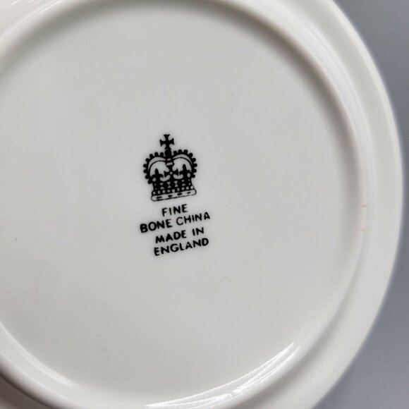 Vintage Crown England Fruit Motif Coasters Set Of 4 Trinket Dishes 3.5" - Picture 5 of 6